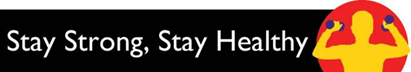 Stay Strong, Stay Healthy logo.