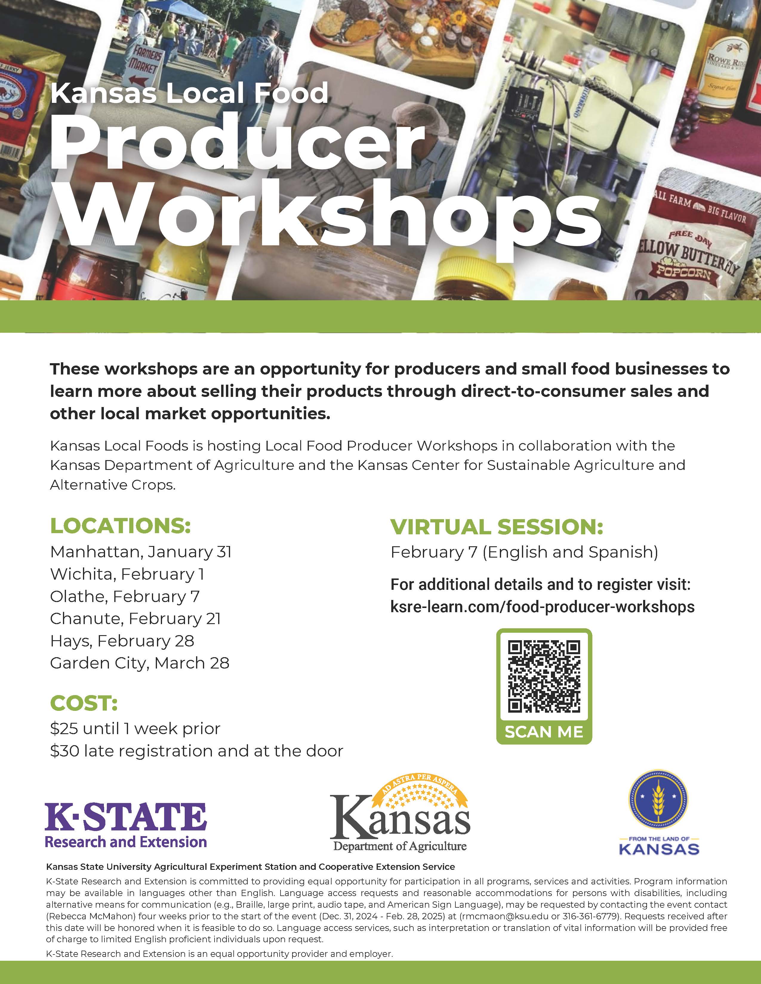 Local Food Producer workshops