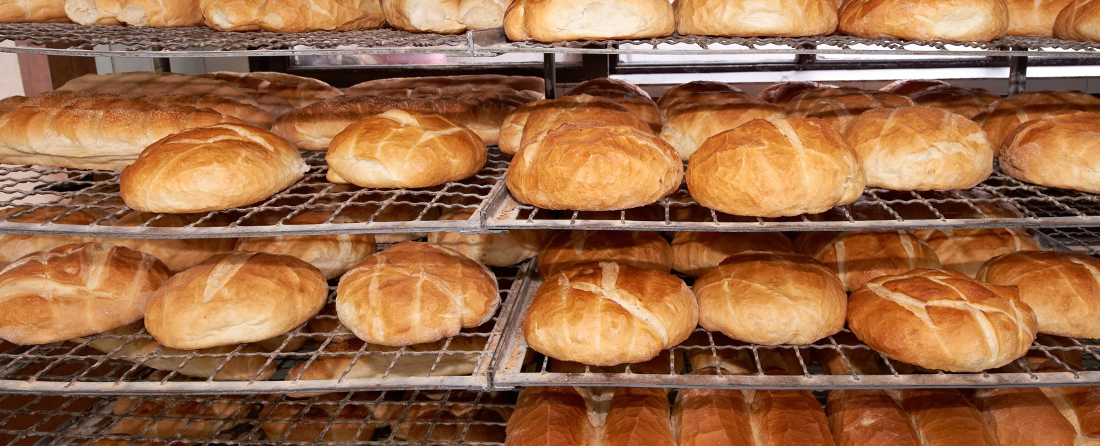 bread on a rack