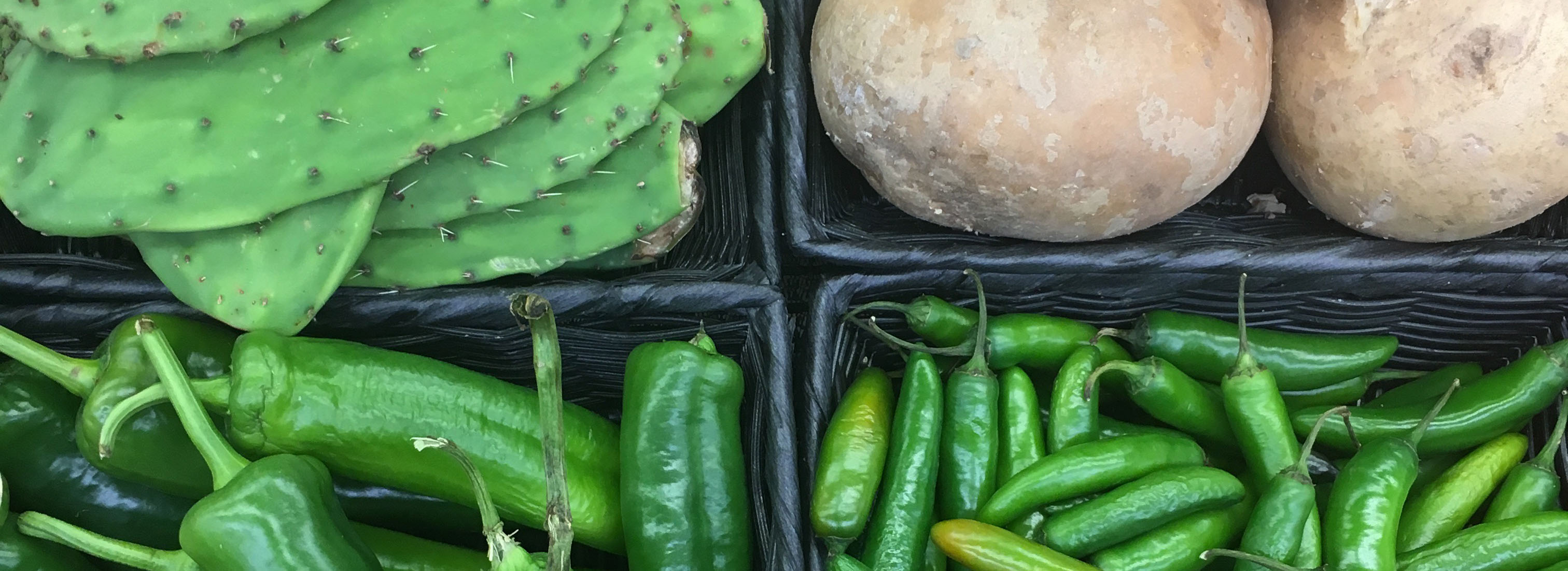 A variety of produce.