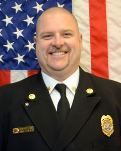 Portrait, Chad Russell, Andover Fire Chief