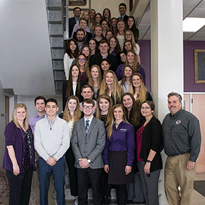 Group picture, animal sciences undergraduate research participants