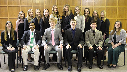 Group picture, 2023 Kansas 4-H Youth Leadership Council