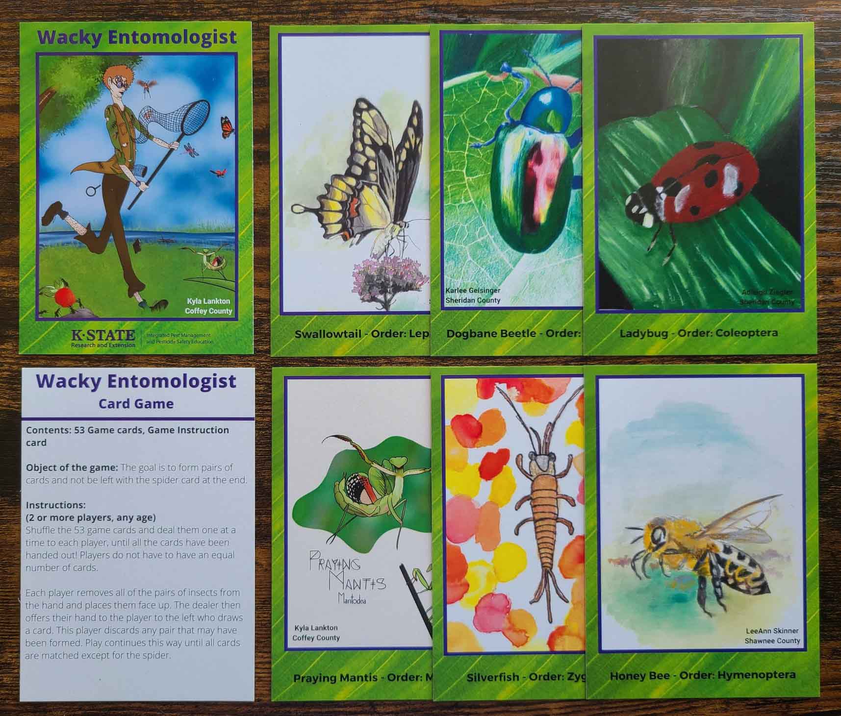 Wacky Entomologist Card Deck